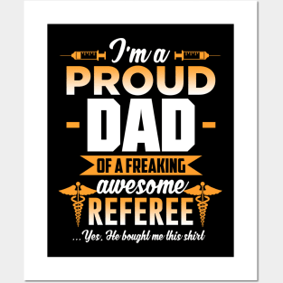 Dad Father Referee Posters and Art